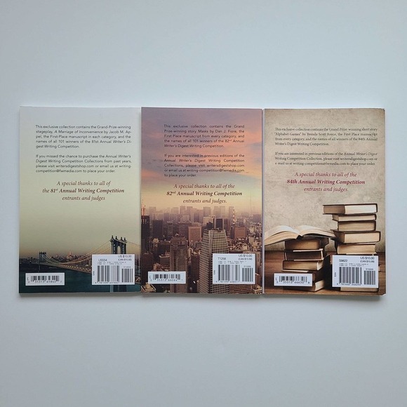 3 Books Writer's Digest Competition Collection 2012 2013 2015 81 82 84 - Picture 2 of 11